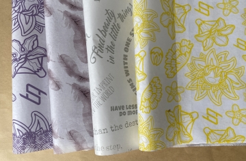 Quy trình in logo họa tiết lên giấy gói