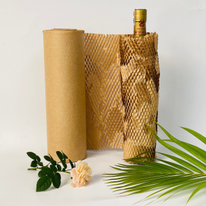 Giấy Tổ Ong Kraft gói chai thủy tinh