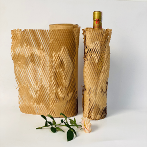 Giấy Tổ Ong Kraft gói chai thủy tinh