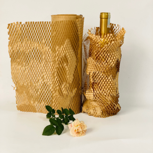 Giấy Tổ Ong Kraft gói chai thủy tinh