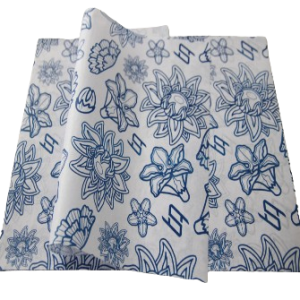 Giấy gói in hoa văn