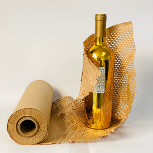 Giấy Tổ Ong Kraft gói chai thủy tinh