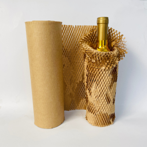 Giấy Tổ Ong Kraft gói chai thủy tinh